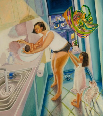 Kitchen Bath (Invention of Drawing)