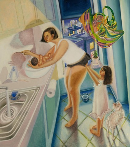 Kitchen Bath (Invention of Drawing)