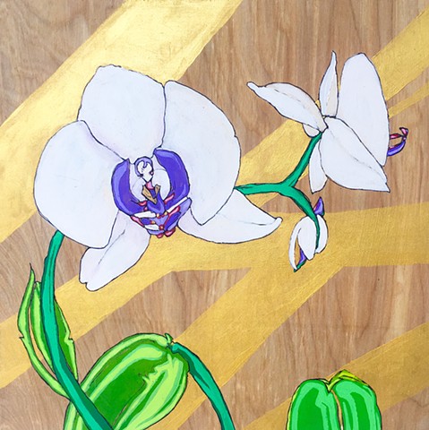 Art margaux, Maggie wolszczan art, orchids, flowers, floral paintings