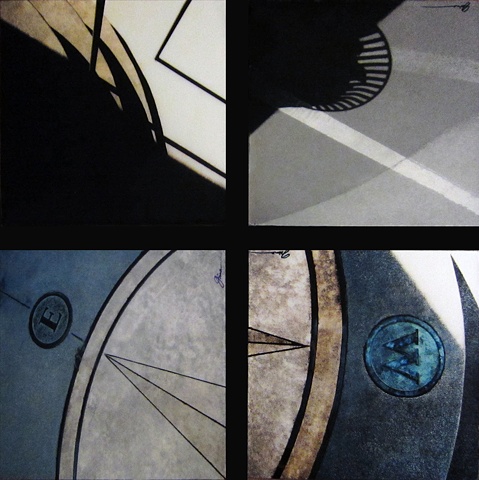 Shadows of Direction
Four Canvases