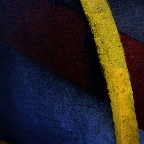 Prussian Blue with Yellow Curve