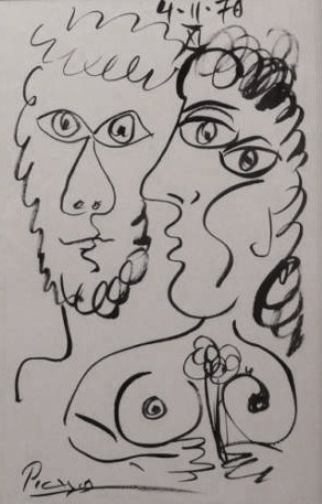 Original Picasso in the manner of