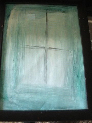 MG Picasso Green window
