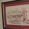 Framed in old frame.