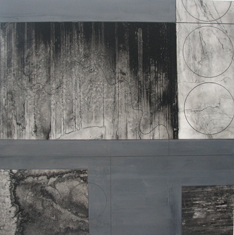 Michael Boonstra, Oregon artist, evaporated ink drawing.