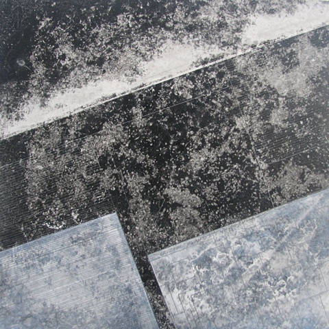 Michael Boonstra, Oregon artist, evaporated ink drawing.
