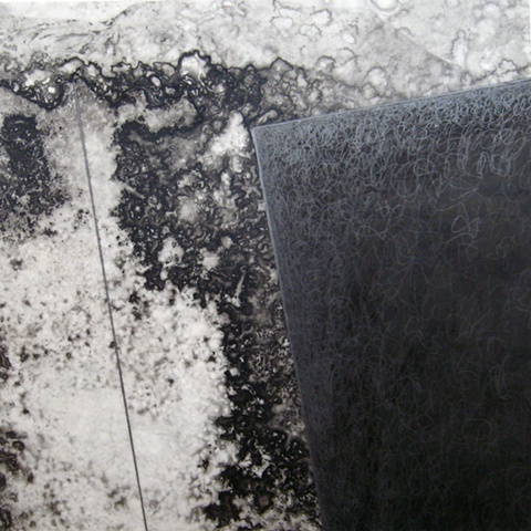Michael Boonstra, Oregon artist, evaporated ink drawing.