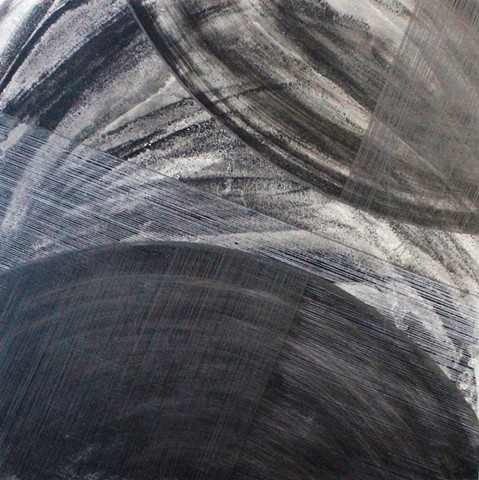 Michael Boonstra, Oregon artist, evaporated ink drawing.