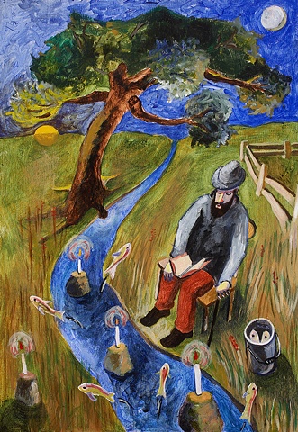 The Rebbe Goes Fishing