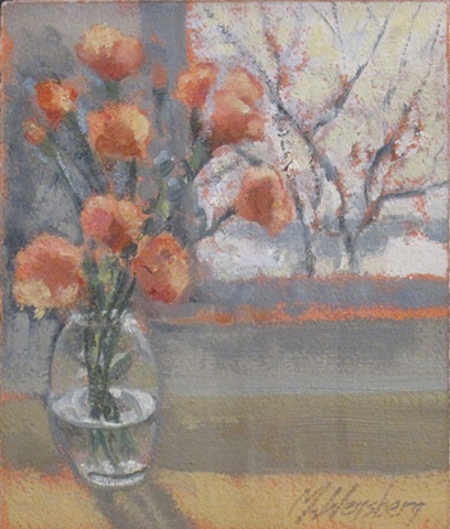 Carnations In Winter - sold