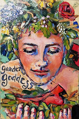 Garden Goddess  SOLD