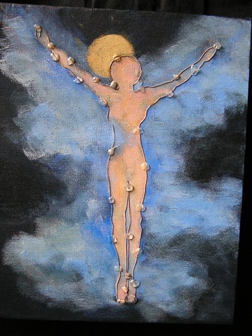 Angel in Clouds  SOLD