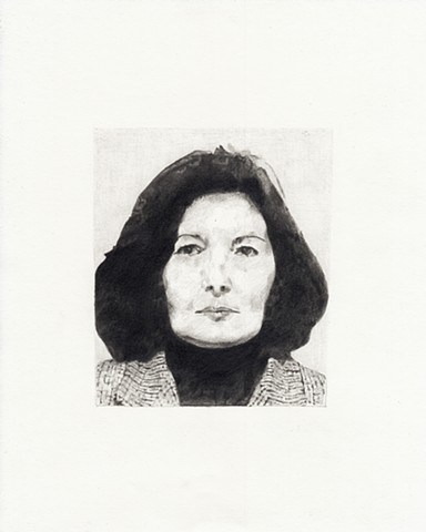 Celia Rocha drawing of deceased  friends and relatives