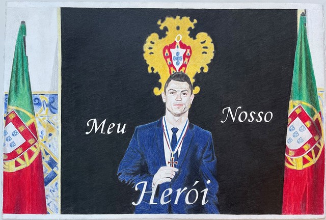 My Hero/Our Hero (Cristiano Ronaldo Honored with the Grand Officer of the Order of Prince Henry Award, Lisbon, January 20, 2014 (Photograph by Nuno Ferreira Santos)