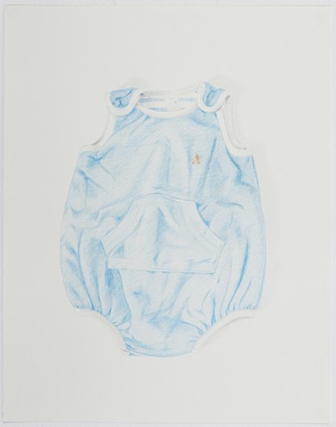 Celia Rocha graphite and color pencil on paper drawing