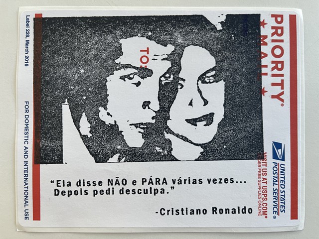 Untitled (Cristiano Ronaldo with Kathryn Mayorga at the club where they met on the night of the alleged rape) Portuguese version