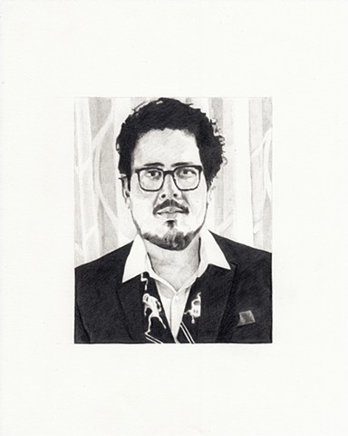 Celia Rocha drawing of deceased  friends and relatives
