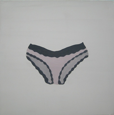 Panty Painting In Gray