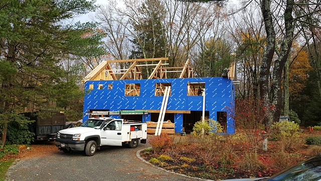 North Elevation with Trusses