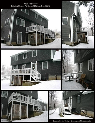Boyle Residence - Three Season Porch and Storage Area