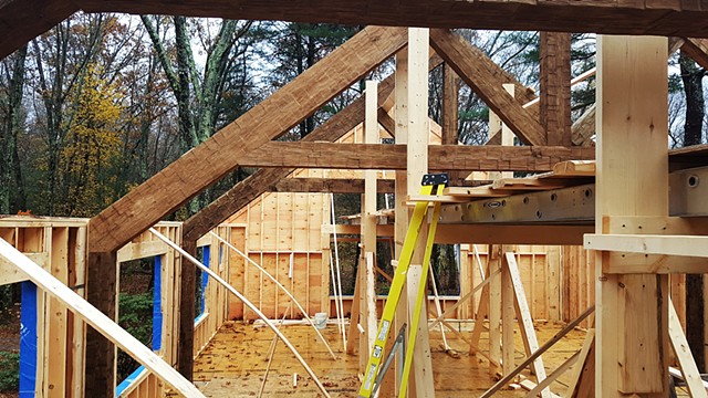 Trusses Looking East