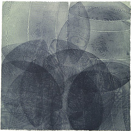 "Above and Below: Monoprint Series #4"