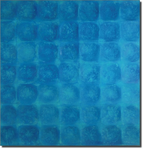 hammered panel / cobalt