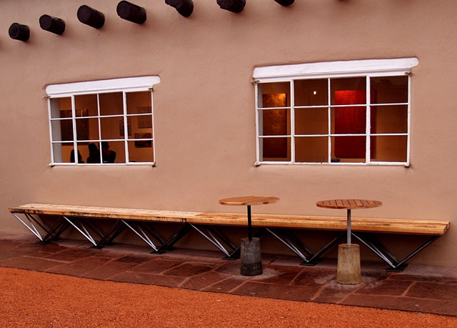 outdoor banco / pair / caf loka