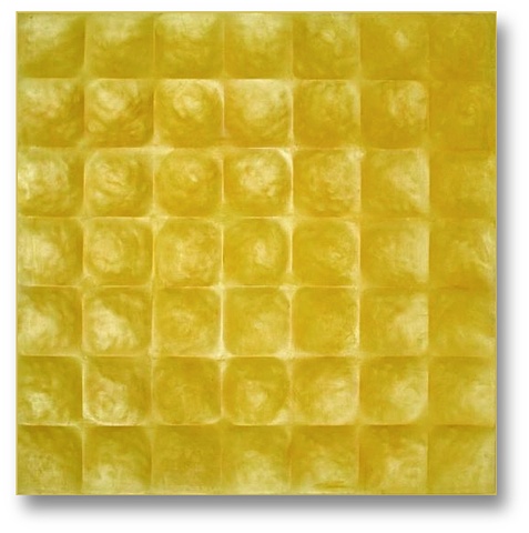 hammered panel / cadmium yellow