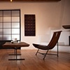 hammered panel / articulated / indigo