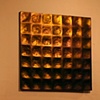 hammered panel / bronze / large (sold)