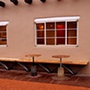 outdoor banco / pair / café loka