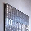 hammered panel large / raw steel (in progress)