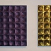 hammered panels / pair