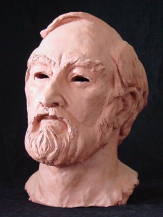 Bust of Bearded Man