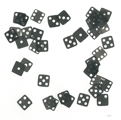the first twenty rolls of the dice