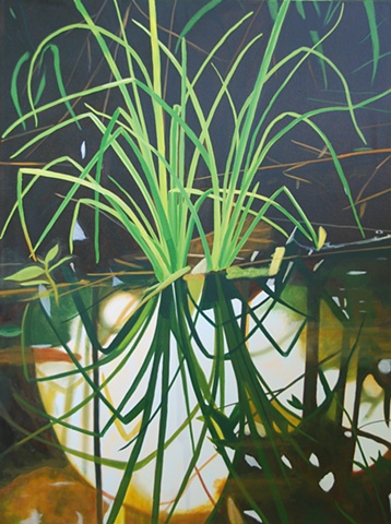 Lake Alice Grasses V painting by Cindy Capehart