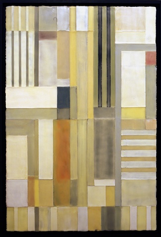 Lexicon II, encaustic on panel, 52 x 36 in., 2009-10
