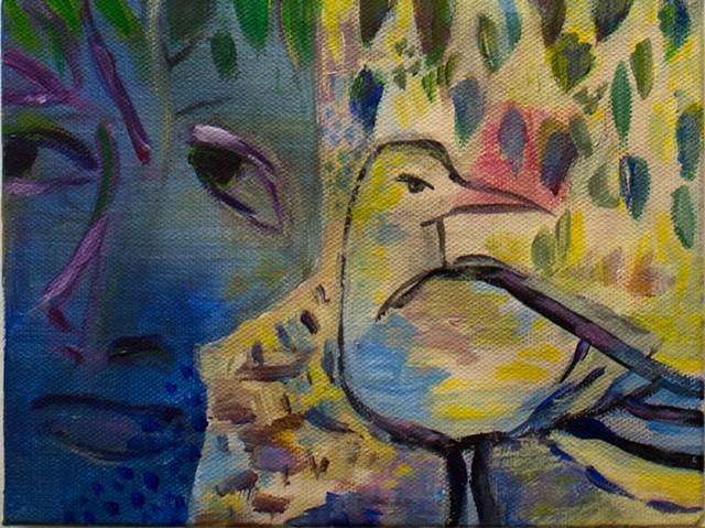 Girl and Bird Bagatelle