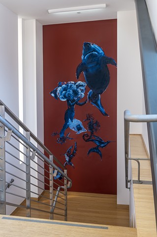 stairwell mural