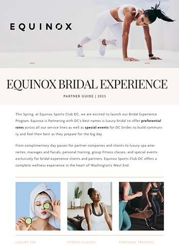 Equinox Bridal Brochure