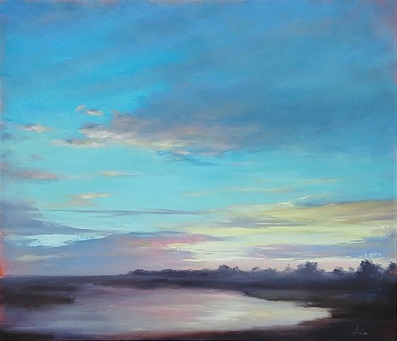 Sunrise with Clouds - SOLD