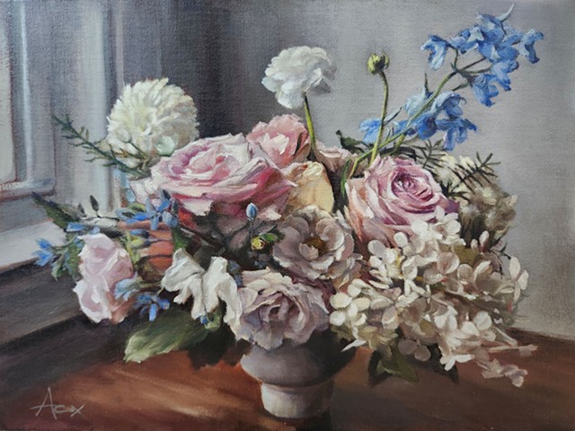 Bouquet with Blue