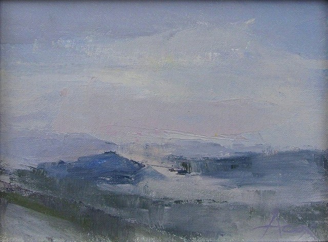 Evening Fog Abstract - SOLD