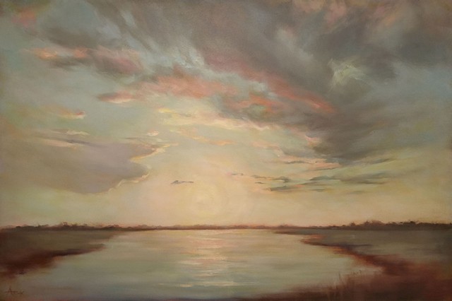 Wappoo Sunset - SOLD