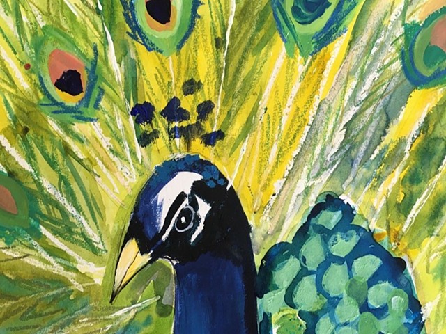 PRETTY PEACOCK - KIDS ART WORKSHOP
