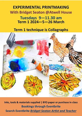 EXPERIMENTAL PRINTMAKING CLASS 5 - 26 MARCH 2024 