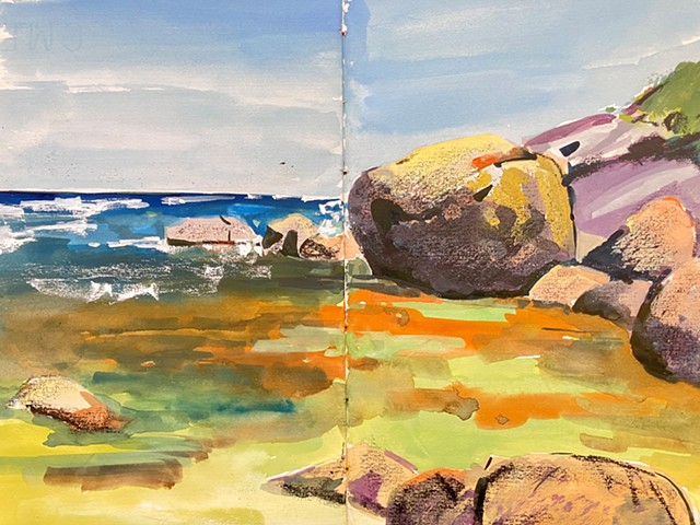 Thompsons Cove sketchbook study