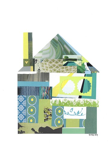 Green Circle Flower House