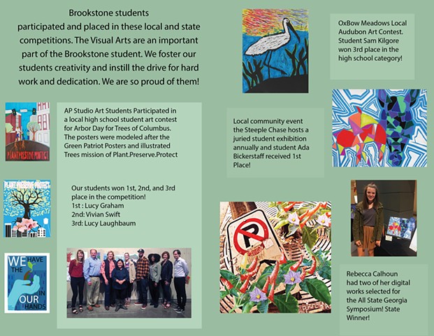Celebrate Brookstone Student WorkBi-fold BrochureInside